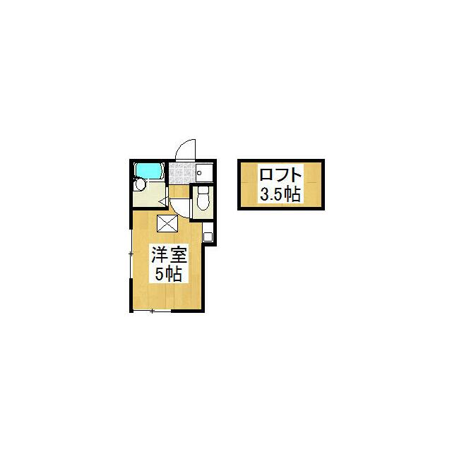 モンステラ戸塚 101号室 間取り