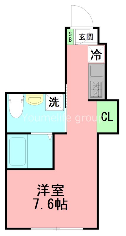 フローレンスベリー藤沢 305号室 間取り
