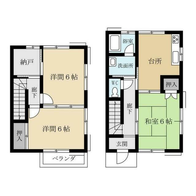 白岩ハイツ 間取り