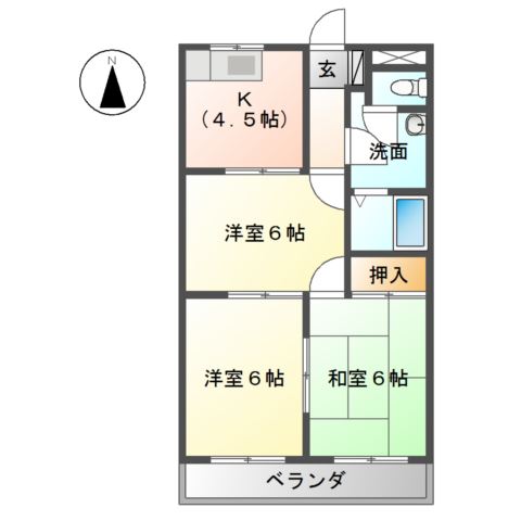 ロイヤルメゾン高森 間取り