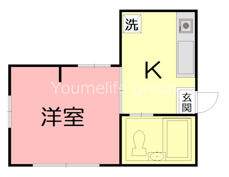 ホワイトコート 101号室 間取り