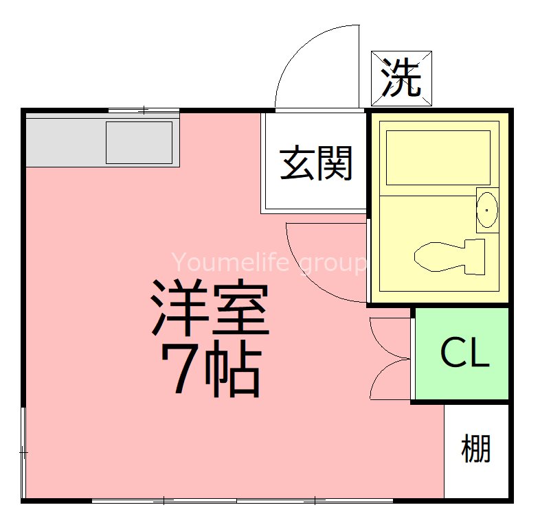 第2五月コーポ 103号室 間取り