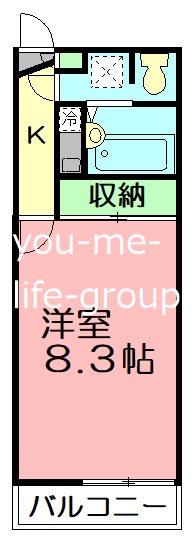 パティオ 103号室 間取り