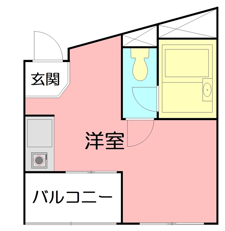 今福ビル 303号室 間取り