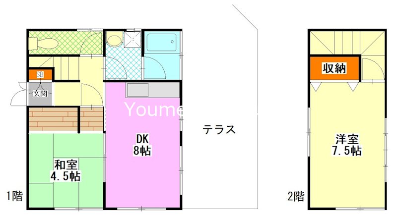 七沢貸家 間取り