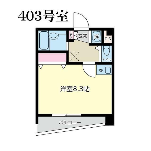 ピュアＳＰＡＣＥ 403号室 間取り