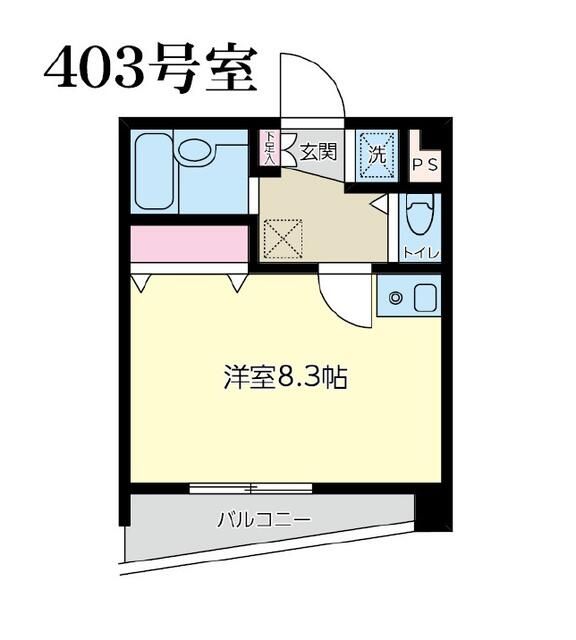 ピュアＳＰＡＣＥ 403号室 間取り