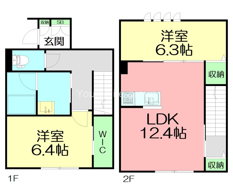 シャーメゾン茅ヶ崎東海岸 202号室 間取り