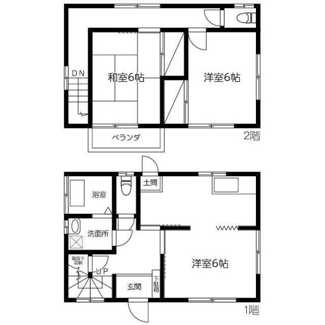 今宿貸家 間取り