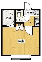 ユートピア厚木 1F号室 間取り