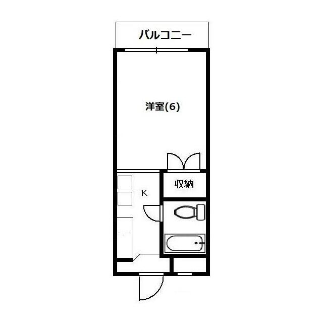 メゾン御園 307号室 間取り