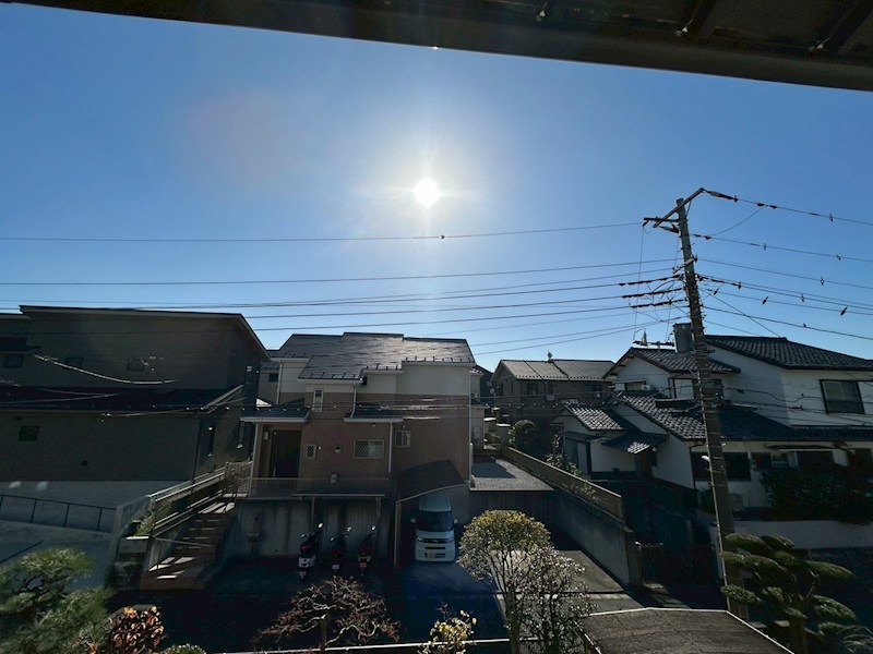 桂台西１丁目貸家 ベランダ