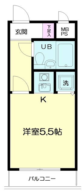 日神パレステージ藤沢 804号室 間取り