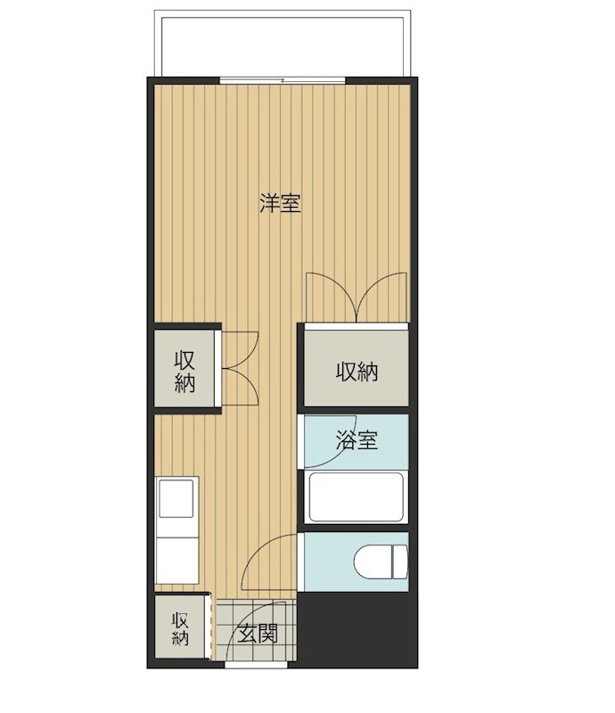 グリーンハイツ島津 404号室 間取り