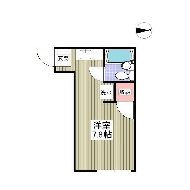 アクセス湘南 105号室 間取り