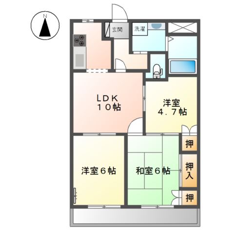 ガルサブランカ 間取り