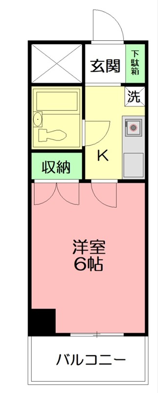 ピースフルハウス 205号室 間取り