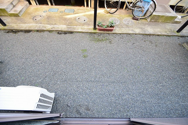 シティハイム　山川ハイツB ベランダ