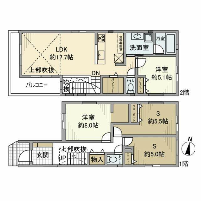 平戸戸建 間取り