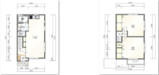 テラスニシクニ A-102号室 間取り