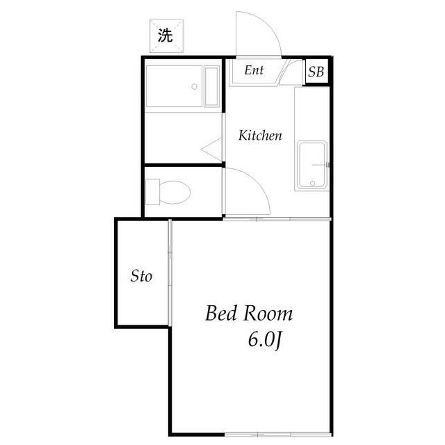 シティハイツ倫 105号室 間取り