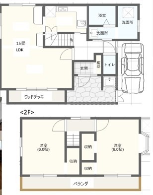 長持戸建 間取り