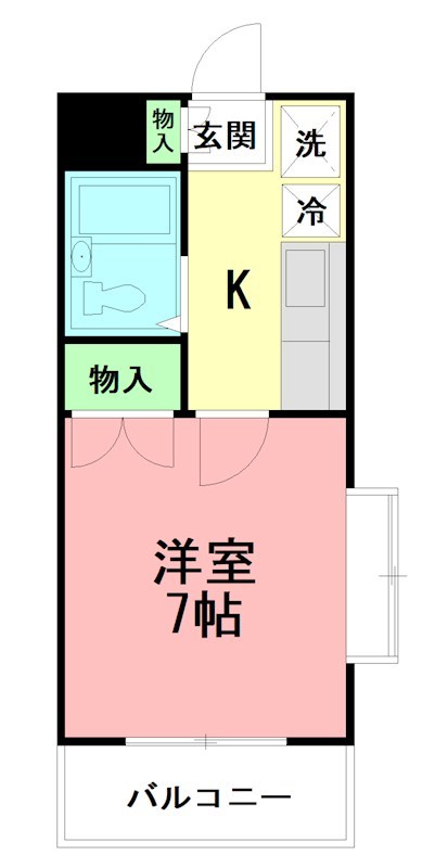 サンテラス湘南 303号室 間取り