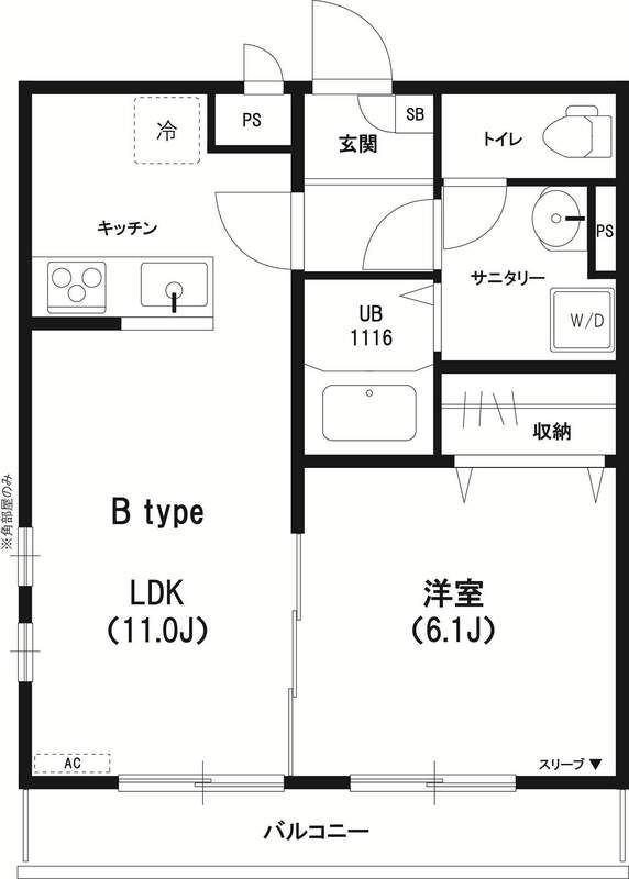 リブリ・SAIRIN23  204号室 間取り