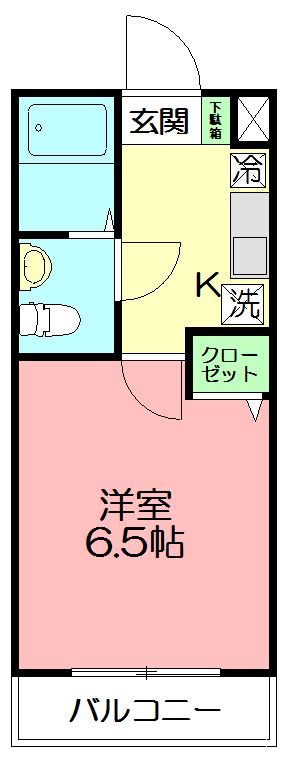 ピリカヴェーラ湘南 102号室 間取り