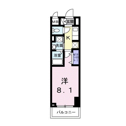 スアヴィス平塚八千代 212号室 間取り