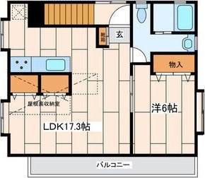 メゾン三愛 201号室 間取り
