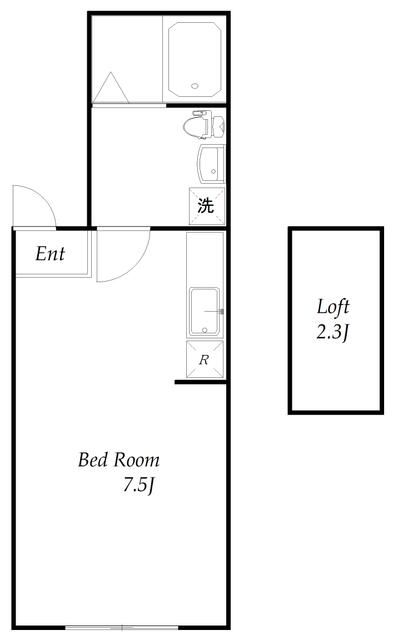 ステラコート 203号室 間取り