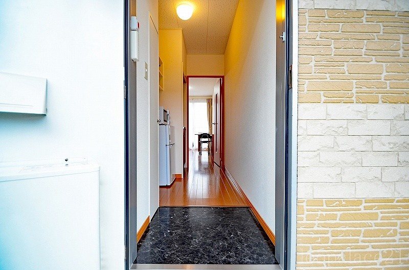 レオパレスサンデン５ 玄関