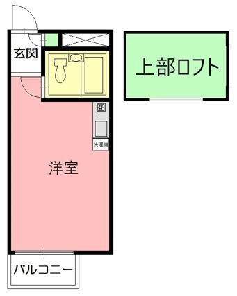 コーポソレイユ 202号室 間取り