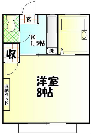 MTY43 201号室 間取り