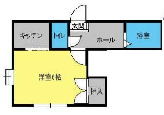 アアロット　アパートメント 間取り
