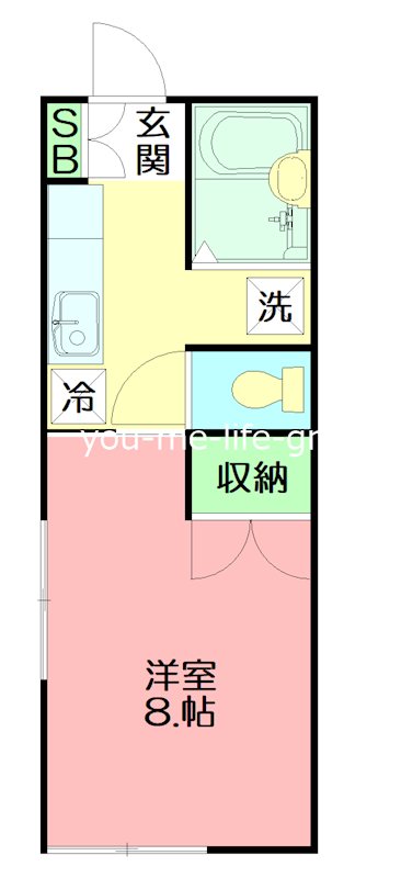 シティハイツ平塚 203号室 間取り