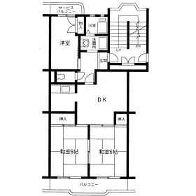 エクレール西湘 302号室 間取り