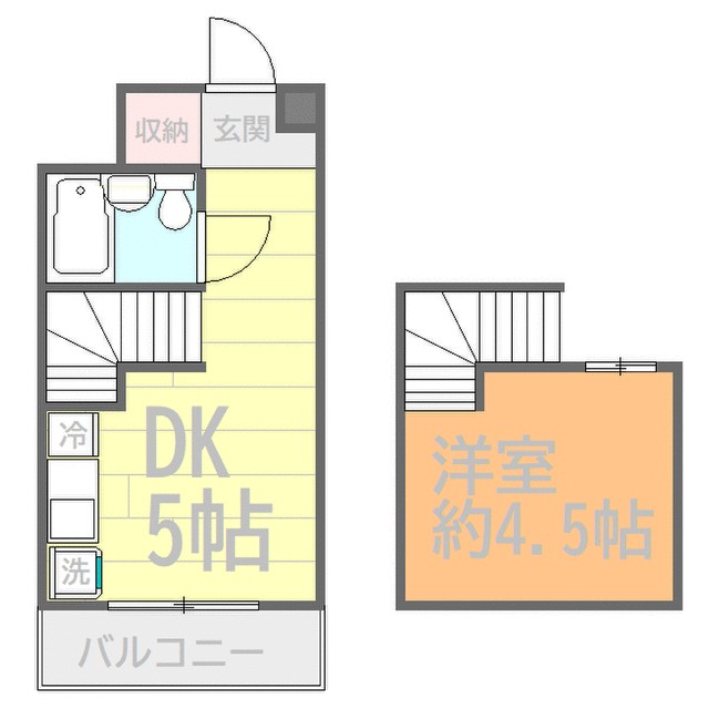 ピアチェーレヴィーナ 406号室 間取り
