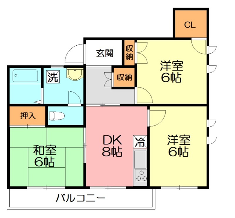 椿ビル 201号室 間取り