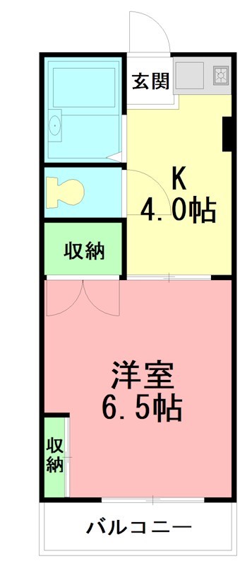 テラストーク相模原 207号室 間取り