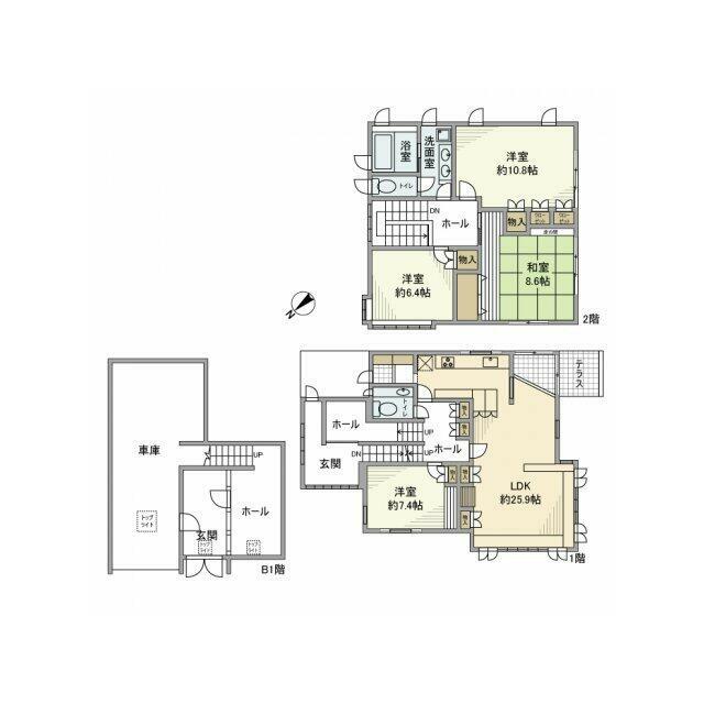 津西戸建 間取り