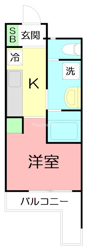 Ｂｒｉｇｈｔ　Ｓｔａｇｅ　Ｔｓｕｊｉｄｏ 205号室 間取り