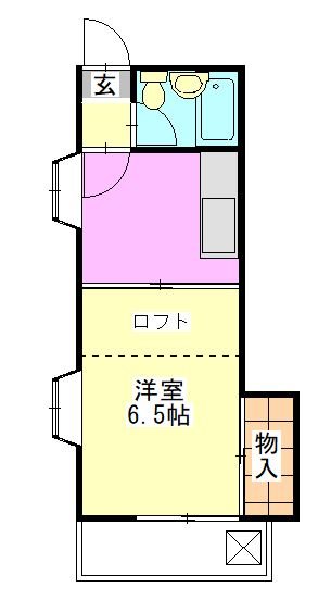 アルヴィータ 202号室 間取り