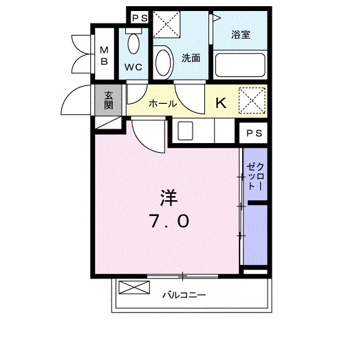 サンコート香川 304号室 間取り