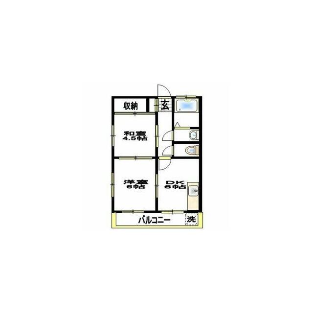 マンション萩が丘 301号室 間取り