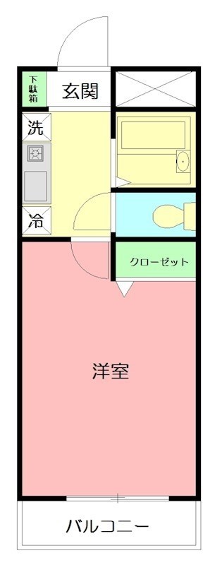 サンハイツ湘南 309号室 間取り