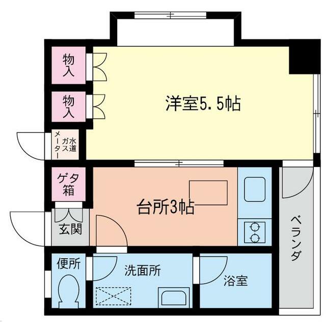 丸大コーポ 304号室 間取り