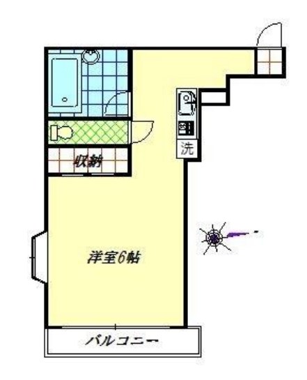 タナック秦野 205号室 間取り