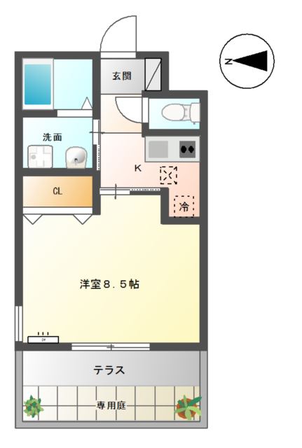 セレーヌ泉Ｂ 間取り